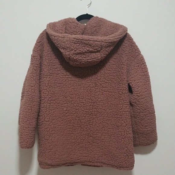 Forever 21 Pink Teddy Hoodie - Picture 3 of 4
